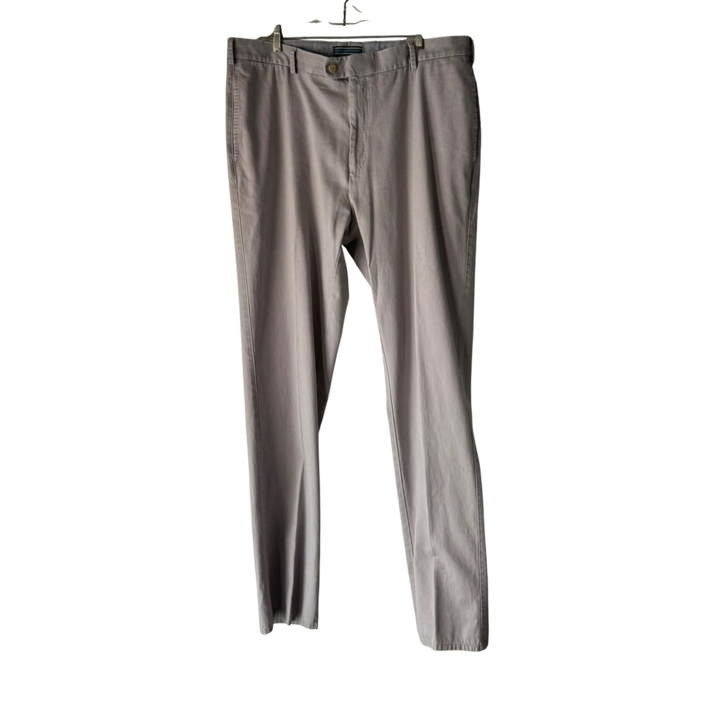 Peter Millar Mens 38 100% Pima Cotton Casual Dress Pants Gray Preppy Career
